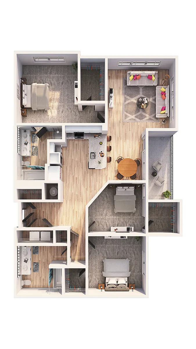 Floor plan C2C