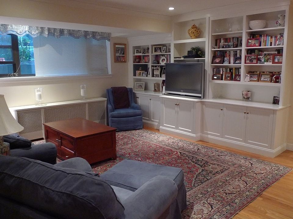 Beautiful living room built-in