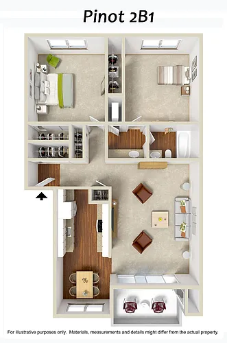 Floor plan Pinot