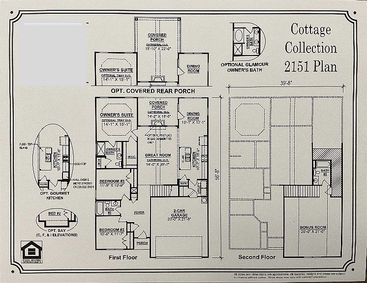 Floor plan of house.
