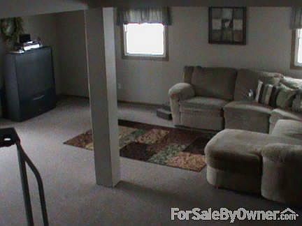 Family Room on lower level