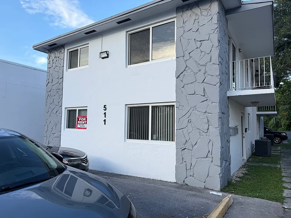 Outside View (Front) of Apartment Building