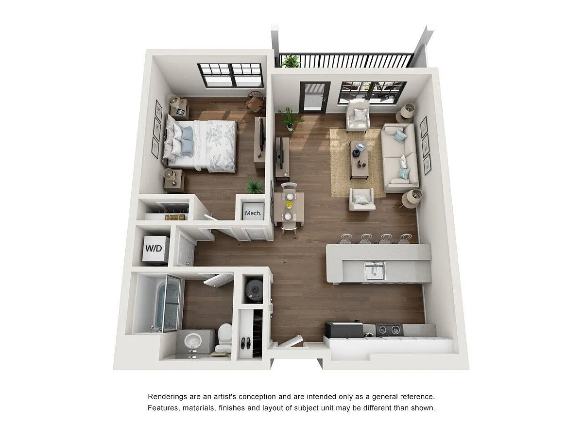 Floor plan 1B