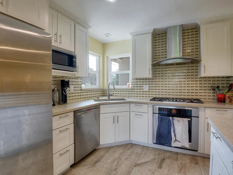 Newly remodeled Kitchen with stainless steel appliance