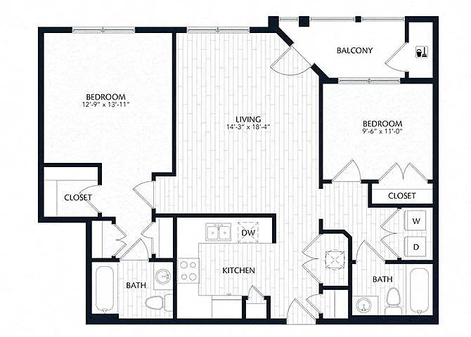 Floor plan Hampton