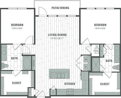 Floor plan B2K