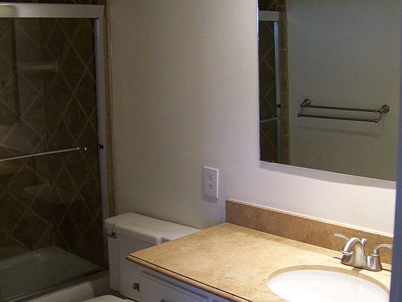 Updated tiled bathroom