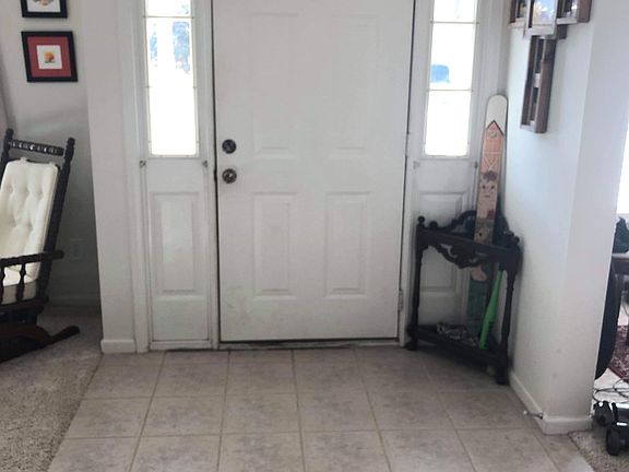 Tiled entryway
