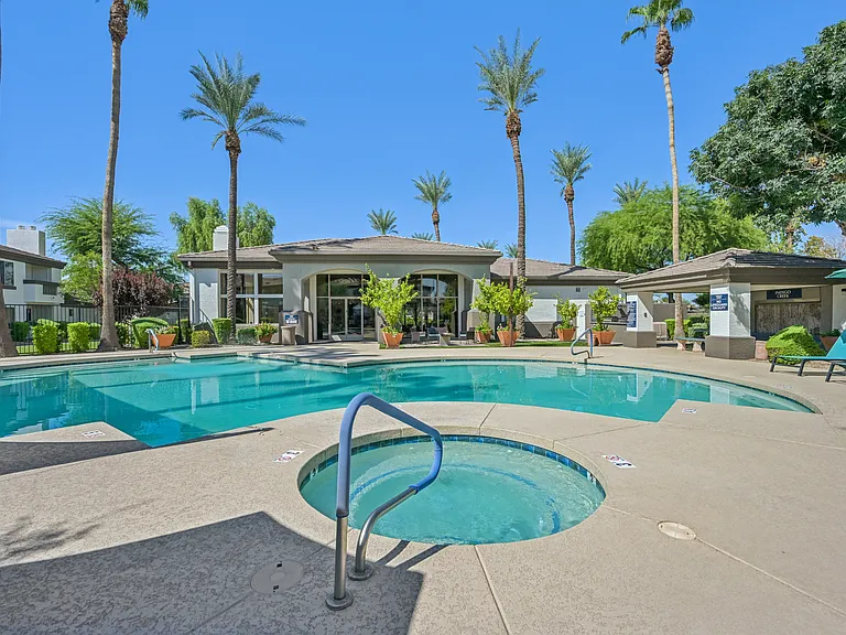 Cool off with a refreshing swim steps from home.