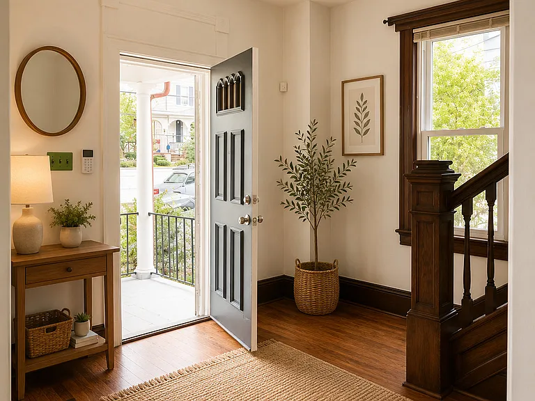 Open Receiving Area(Shown staged- delivered unfurnishes)