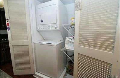 Washer and Dryer inside the town home. This is between the kitch