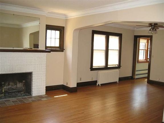 Fireplace and Dining Room
