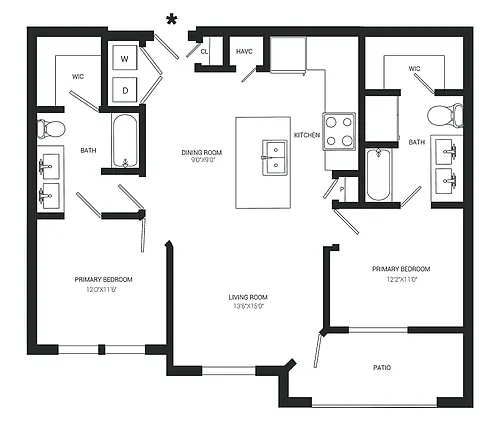 Floor plan B2