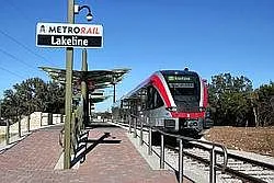 Metro rail station less within than a mile walk