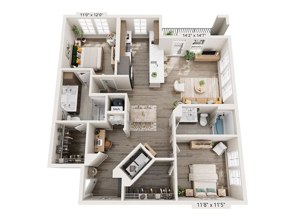 Floor plan B4