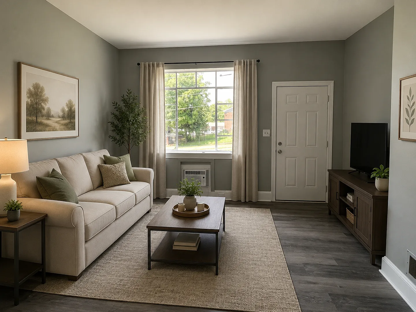 This 2 bed 1 bath duplex home is all brick located near Remount Rd and West Blvd. — Photo 2