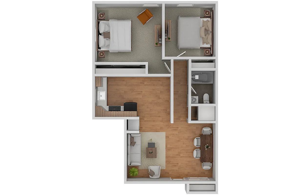 Floor plan 2 Bedroom