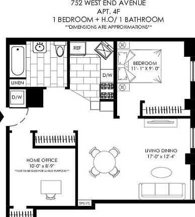 2nd image of 752 W End Ave #4F1