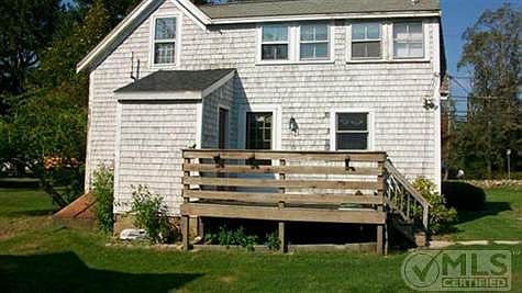 rear of home