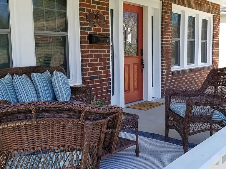Covered front porch