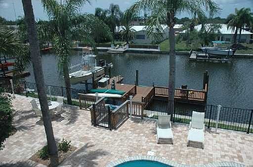 Doral Canal Patio area