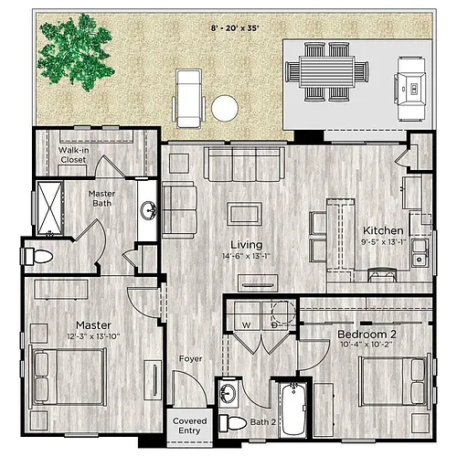 Floor plan The Retreat