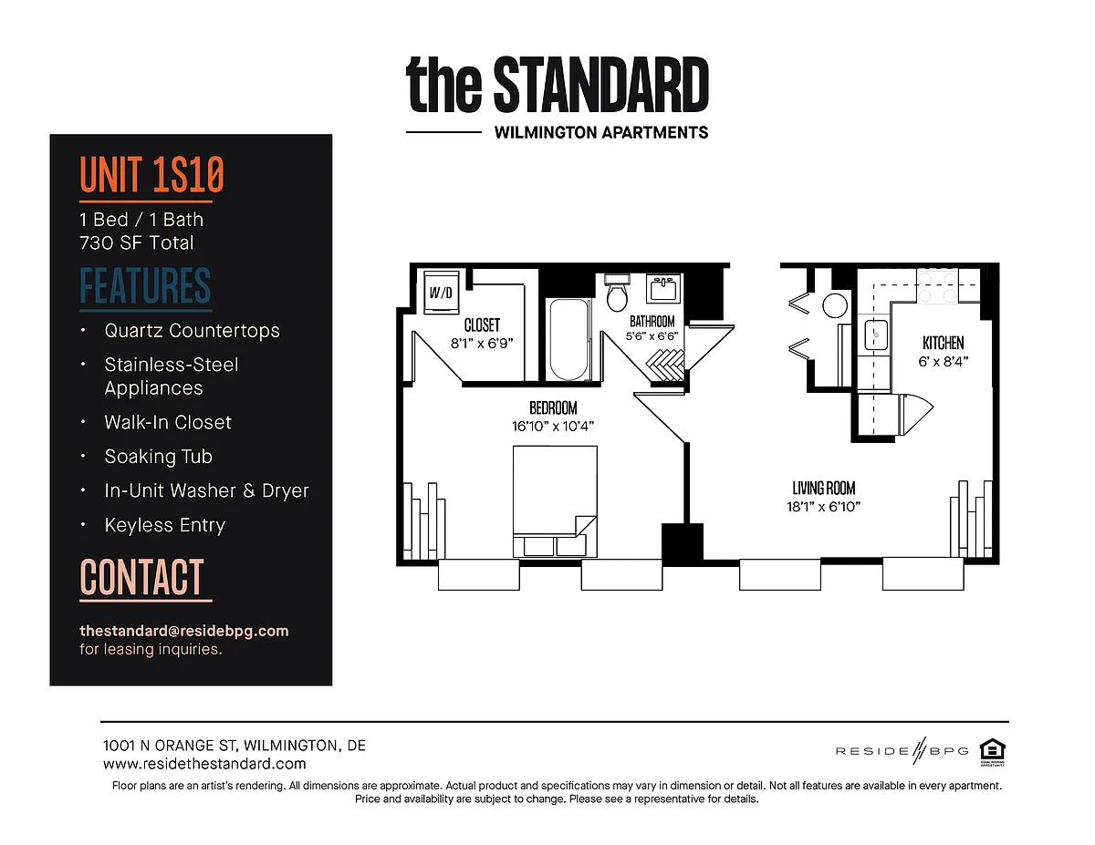 Floor plan 1S10