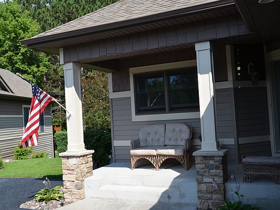 Covered front porch