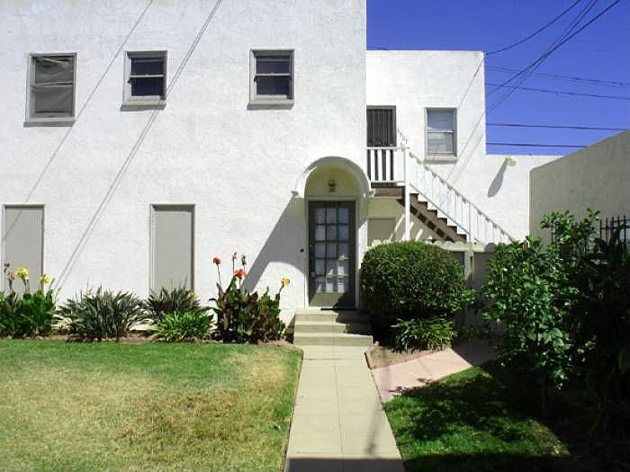 FRONT OF THE APARTMENT