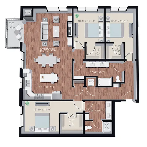 Floor plan Mill