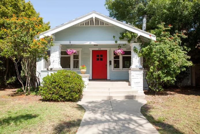 Front of house - we have painted the house and redone landscaping since this photo.