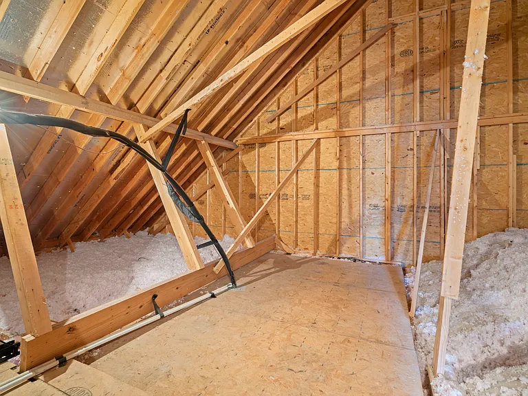 Walk-in attic with plenty of storage.