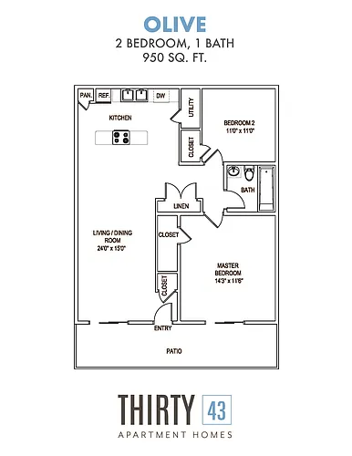Floor plan Olive