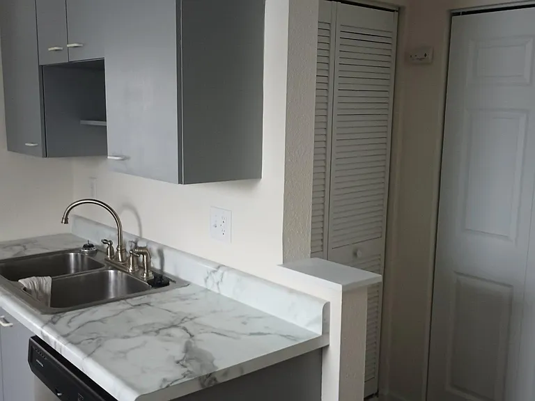 Kitchen sink view