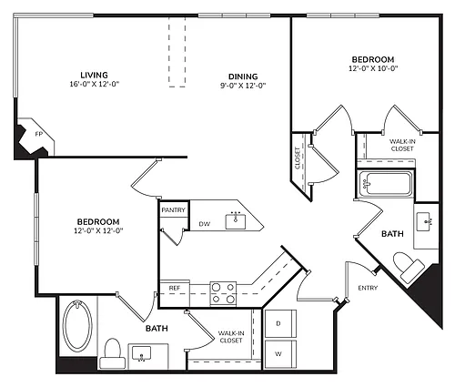 Floor plan Parma
