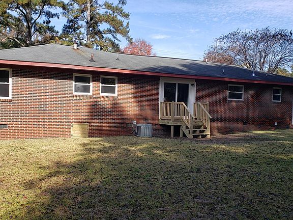 Fenced back yard with new deck. Central HVAC.
