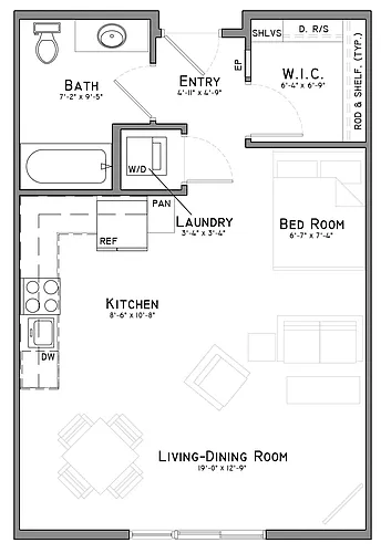 Floor plan Shepard