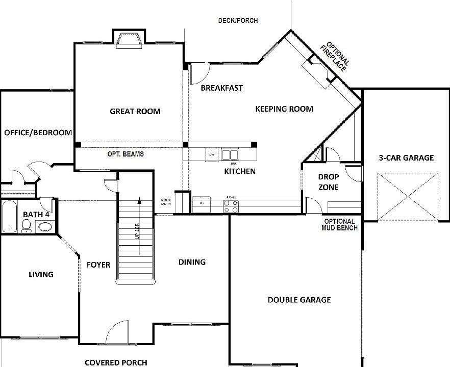 Heatherland Homes The Jamestown Plan, Mirror Lake, Villa Rica, GA 30180