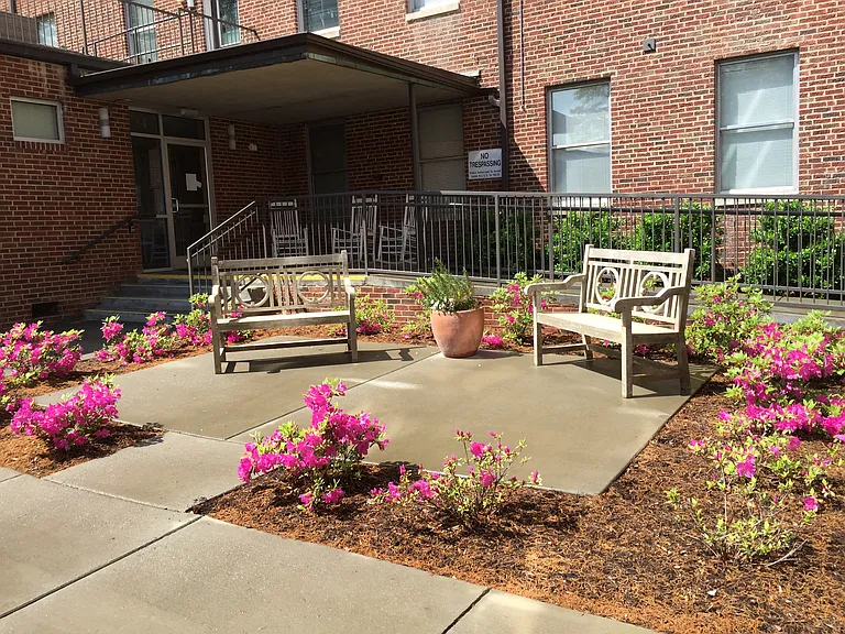 Take a seat and enjoy our beautiful azaleas