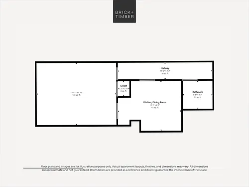 Floor plan Studio