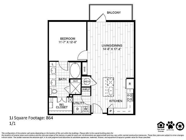 Floor plan A7 Classic