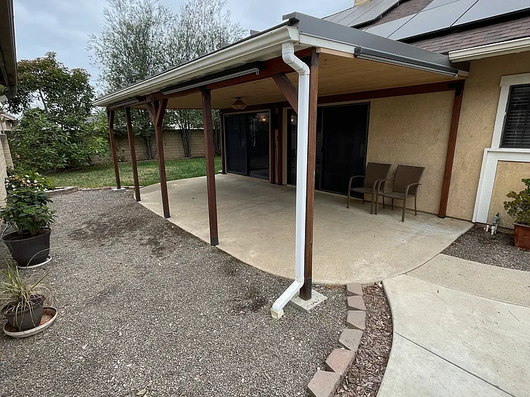 Covered Patio off of Living Room