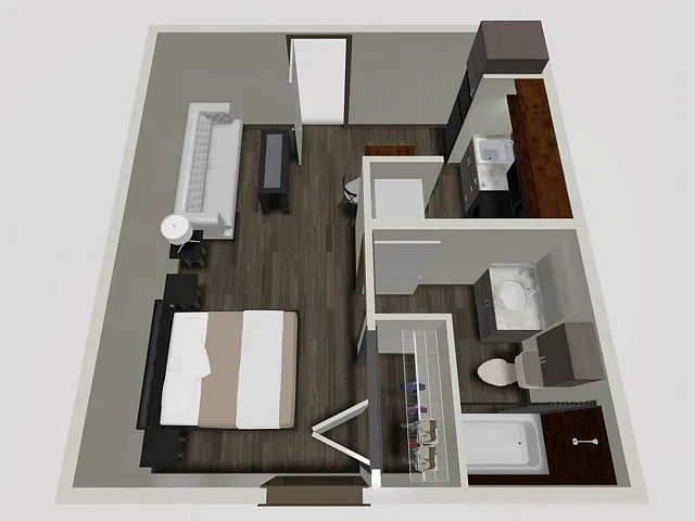 Floor plan Studio
