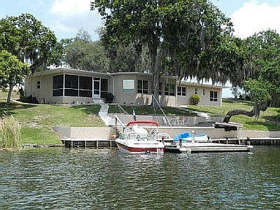 View of back of house from lake
