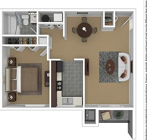 Willowdale 1BD 1Bath 764sqft Willowdale 1BD 1Bath 764sqft