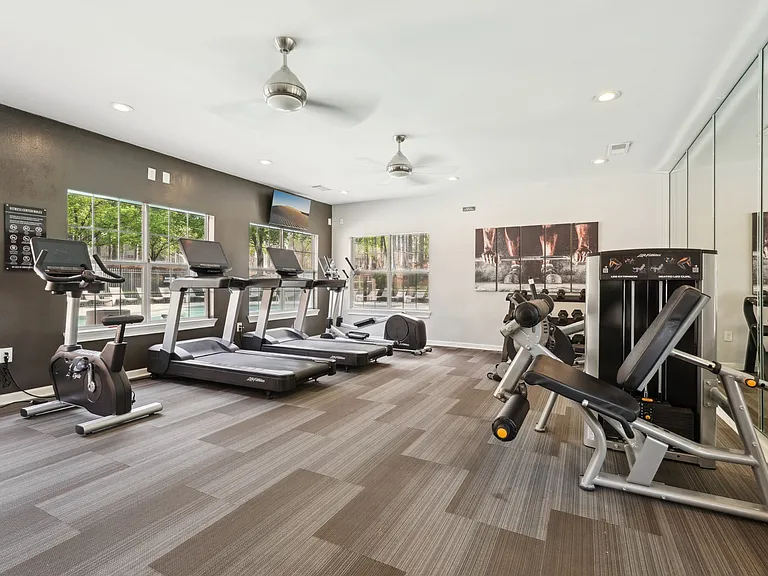 Modern Fitness Center at Gwinnett Pointe Apartments in Norcross, GA 30093
