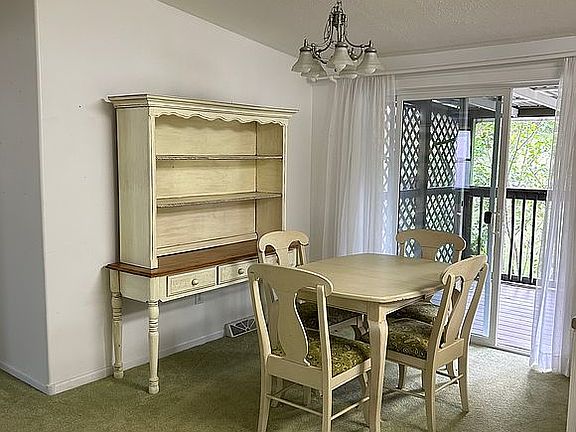 Cozy dining area