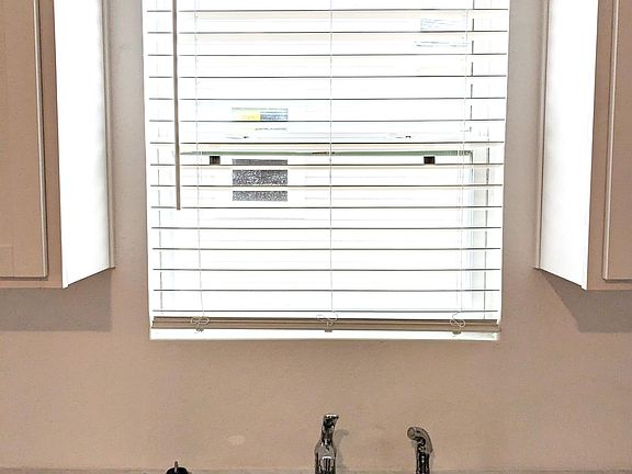 Kitchen window and sink brings in lots of daylight