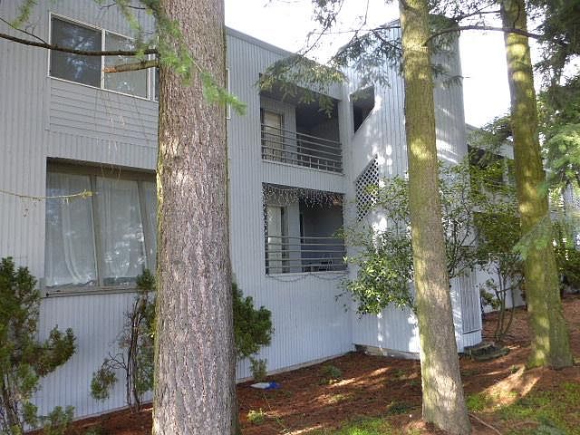 Balcony on front of building.