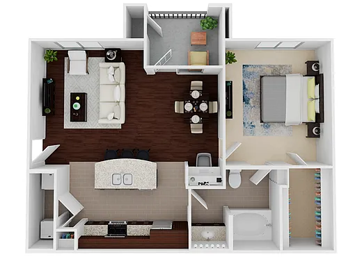 Floor plan A1 - Renovated